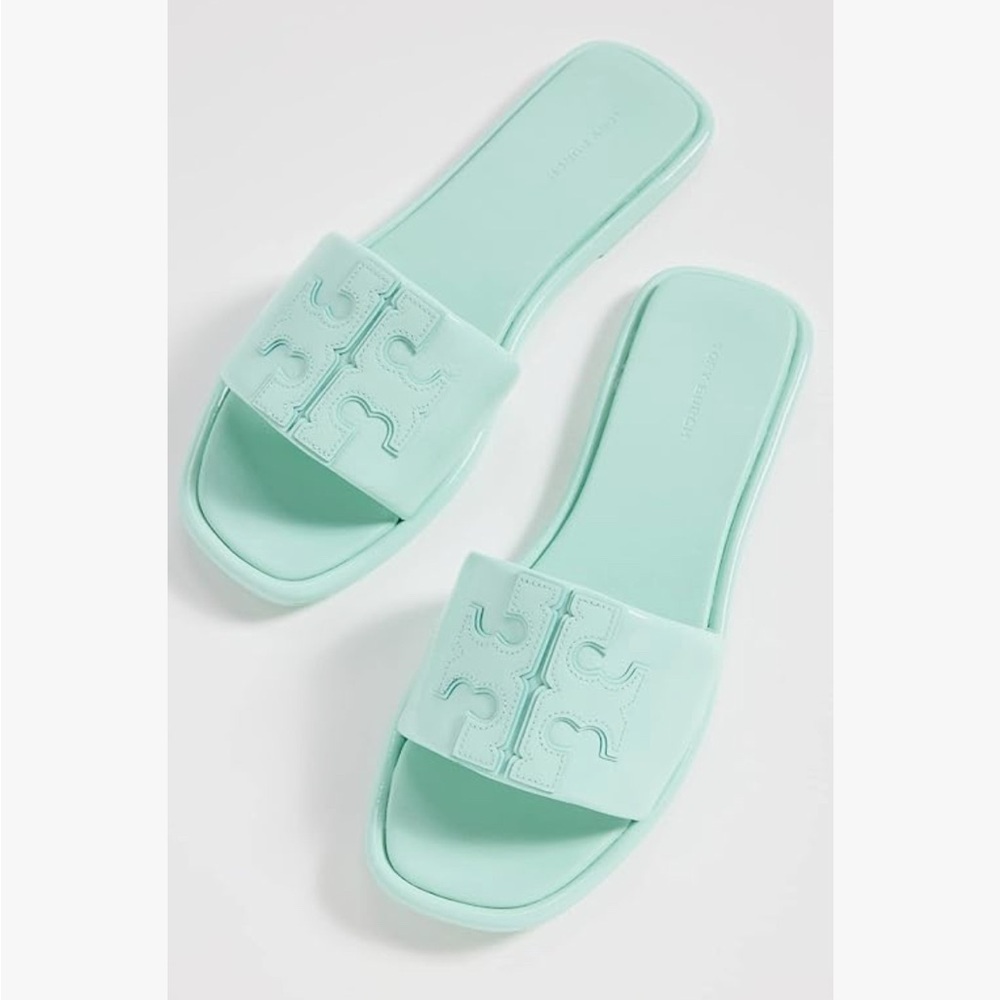 Tory Burch Caribbean Mist Slides